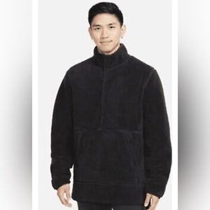 Nike Medium Yoga Sherpa Fleece Black New Unisex